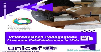 MPPE-UNICEF: Orientaciones Pedagógicas Programa Habilidades para la Vida