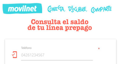 Movilnet reactiva consulta de saldo
