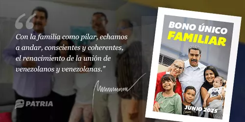 Monto del Bono Único Familiar confirmado